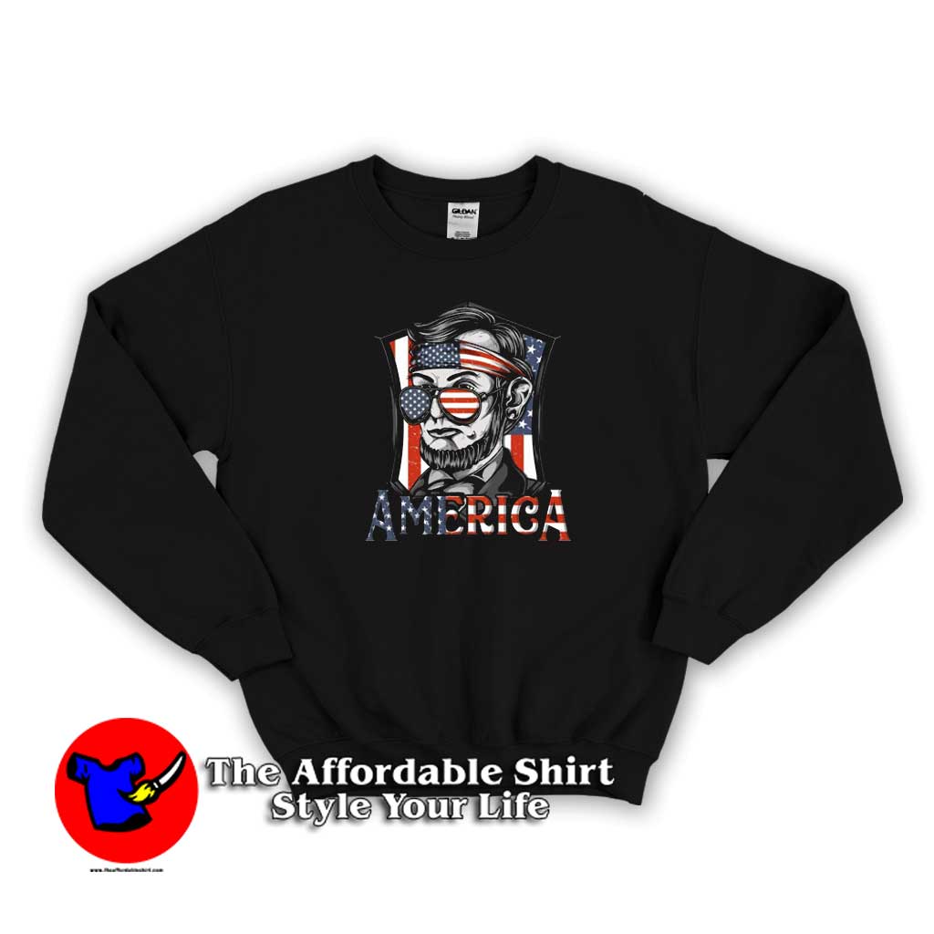 Retro 4th of July Abraham Lincoln Sweater 510x510 image Retro 4th of July Abraham Lincoln Sweater 510x510 Retro 4th of July Abraham Lincoln Sweatshirt On Sale