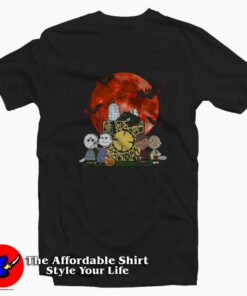 Scary Peanuts Horror Halloween Squad Tshirt