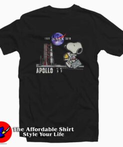 Snoopy NASA 1969 2019 Apollo 11 Unisex Tshirt