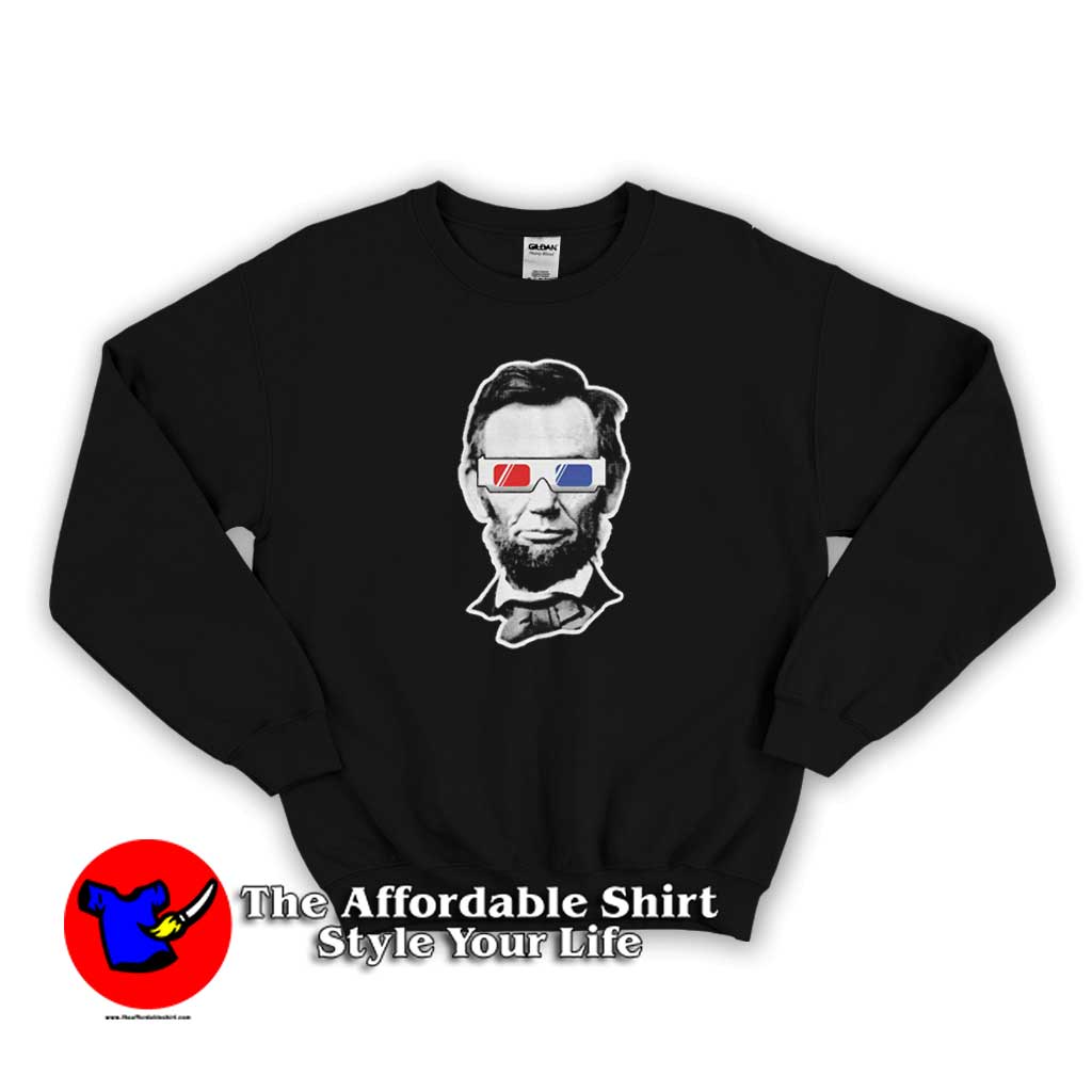 Threadrock Abraham Lincoln 3D Glasses Sweater 510x510 image Threadrock Abraham Lincoln 3D Glasses Sweater 510x510 Threadrock Abraham Lincoln 3D Glasses Sweatshirt On Sale