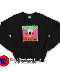 Vintage Halloween's A Scream Retro Sweatshirt