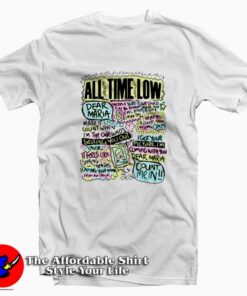 Vintage All Time Low Dear Maria Tshirt