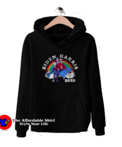 Biden Kamala Riding Narwhal Rainbow Hoodie
