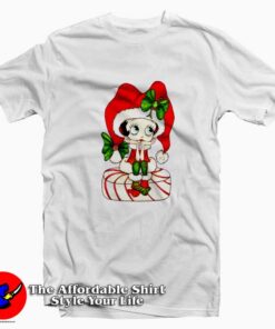 Cute Merry Christmas Betty Boop T-shirt