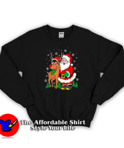 Cute Santa Christmas Vintage Unisex Sweatshirt