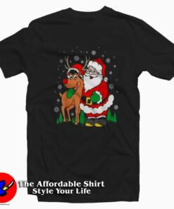 Cute Santa Christmas Vintage Unisex T-shirt