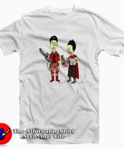 Cyberpunk Beavis And Butthead x Akira T-shirt
