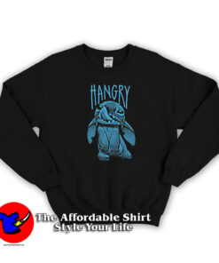 Disney Stitch Hangry Graphic Adult Sweatshirt
