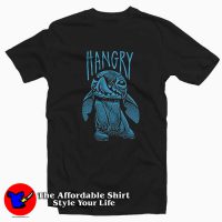 Disney Stitch Hangry Graphic Adult Tshirt