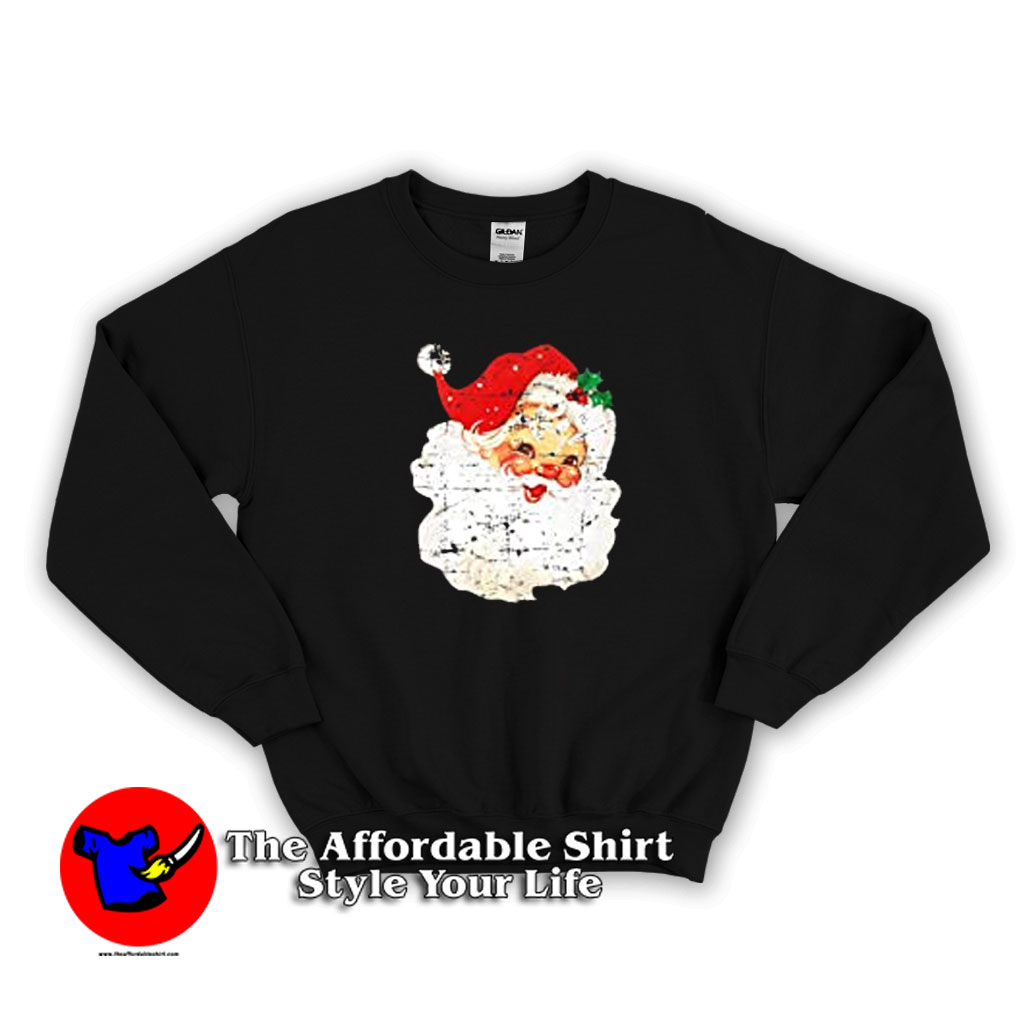 Distressed Vintage Santa Claus Unisex Sweater 510x510 image Distressed Vintage Santa Claus Unisex Sweater 510x510 Distressed Vintage Santa Claus Sweatshirt On Sale