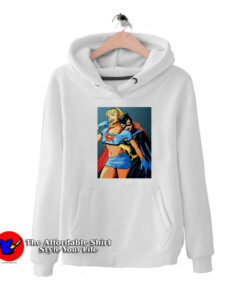Funny Batgirl Grab Boobs Sexy Supergirl Hoodie