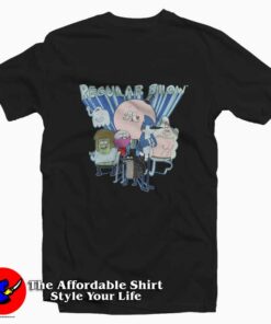 Funny Cartoon Regular Show Cast Spotlight Tshirt