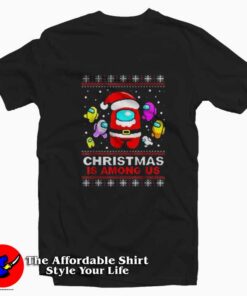 Funny Christmas Game Among Us T-shirt