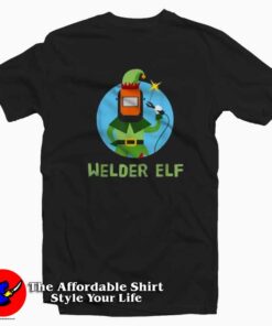 Funny Elf Christmas Welding Quote T-shirt