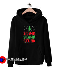 Funny Grinch Christmas Stink Stank Stunk Hoodie