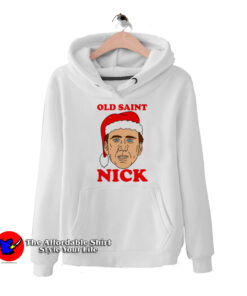 Funny Old Saint Nick Santa Christmas Hoodie