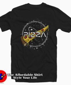Funny Slice Of Pizza Nasa Parody T-shirt