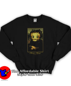 Funny Work Of Art Betty Boop Parody Sweatshirt