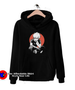 Katsuki Bakugo Eating Fries Unisex Hoodie