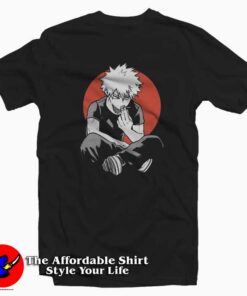 Katsuki Bakugo Eating Fries Unisex Tshirt