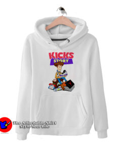 Kicks Story Funny Catoon Parody Hoodie