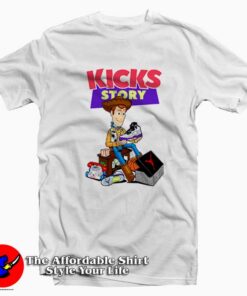 Kicks Story Funny Catoon Parody T-shirt