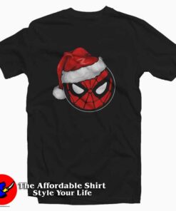 Marvel Christmas Spider-Man Santa Hat Tshirt