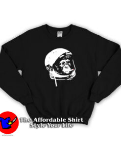 Nasa Monkey Smoking Astronaut Space Sweatshirt