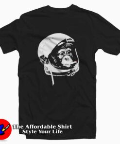 Nasa Monkey Smoking Astronaut Space T-shirt