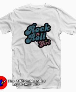 Official Rock n Roll Girl White Unisex Tshirt