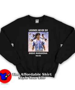 Rip Diego Maradona Legend Football Sweatshirt