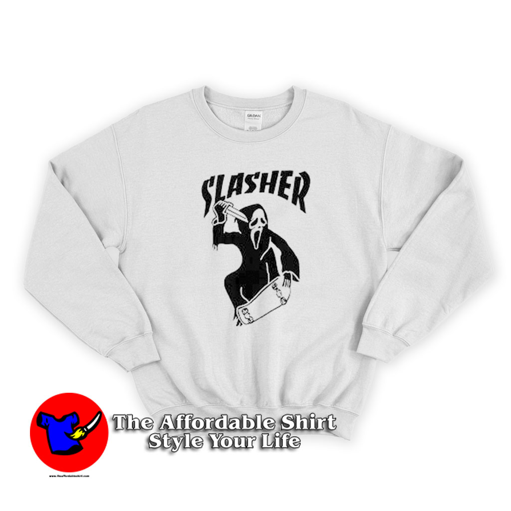 Scream Slasher Vintage Unisex Sweater 510x510 image Scream Slasher Vintage Unisex Sweater 510x510 Scream Slasher Vintage Unisex Sweatshirt On Sale