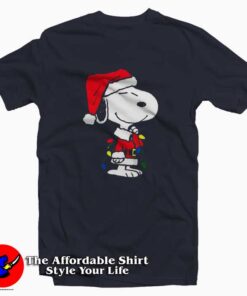 Snoopy Christmas Santa Xmas Unisex T-shirt
