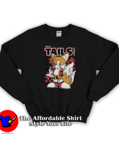 Sonic Miles Tails Prower Charcoal Sweatshirt