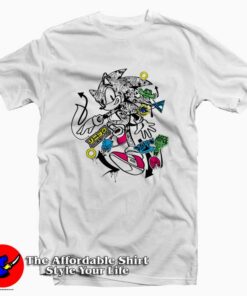 Cool Sonic the Hedgehog Graffiti Tshirt