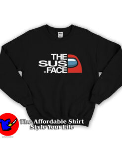 The Sus Face Impostor Among Us Christmas Sweatshirt