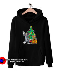 Tom And Jerry Playing Around Christmas Hoodie