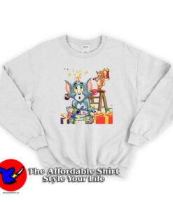 Tom Jerry Cartoon Vintage Christmas Sweatshirt
