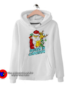 Believe In Christmas Bad Santa Claus Hoodie