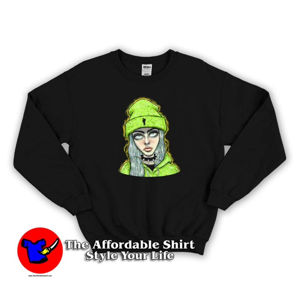Billie Eilish Fan Art Trap Music Funny Unisex Sweater 510x510 image Billie Eilish Fan Art Trap Music Funny Unisex Sweater 510x510 Billie Eilish Fan Art Trap Music Funny Sweatshirt On Sale