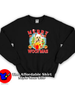 Cairn Terrier Merry Woofmas Christmas Sweatshirt