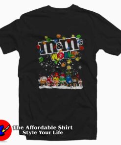 Christmas Lights M&M's World Cartoon T-shirt