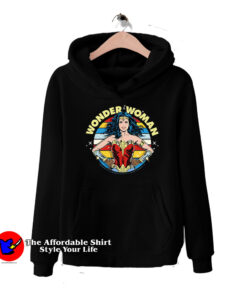 Colorful Pose Wonder Woman Unisex Hoodie