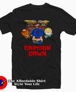 Crimson Dawn South Park's Band Music T-shirt