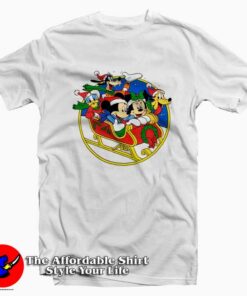 Disney Mickey Sleigh Squad Christmas T-shirt