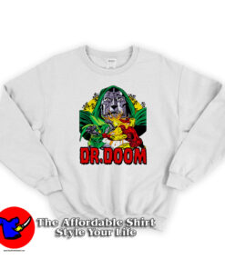 Dr Doom Vintage Bronze Age Comics Sweatshirt