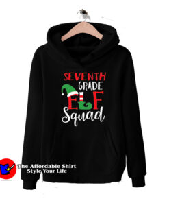 Elf Squad Seventh Grade Christmas Hoodie