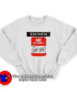 Eminem Slim Shady Sticker Unisex Sweatshirt