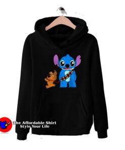 Funny Scooby-Doo and Stitch Friend Hoodie