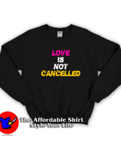 Love Is not Cancelled Valentine Unisex Sweatshirt